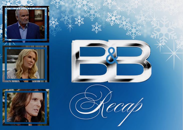 The Bold And The Beautiful' Recap Tuesday, December 9: Brook's Questions, Sheila’s Heartbreak, Eric’s Retirement Rethink