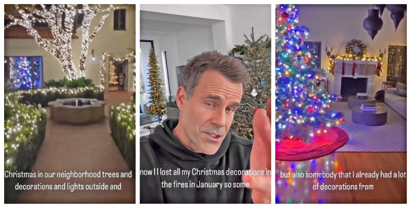 New decorations for Cameron this Christmas- Instagram