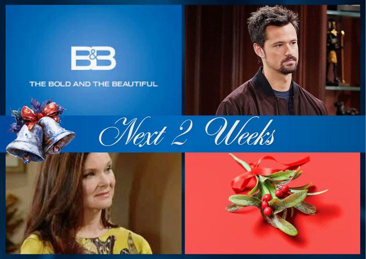 The Bold And The Beautiful Spoilers Next 2 Weeks: Thomas’ Vision, Mistletoe Surprises, Katie’s Announcement