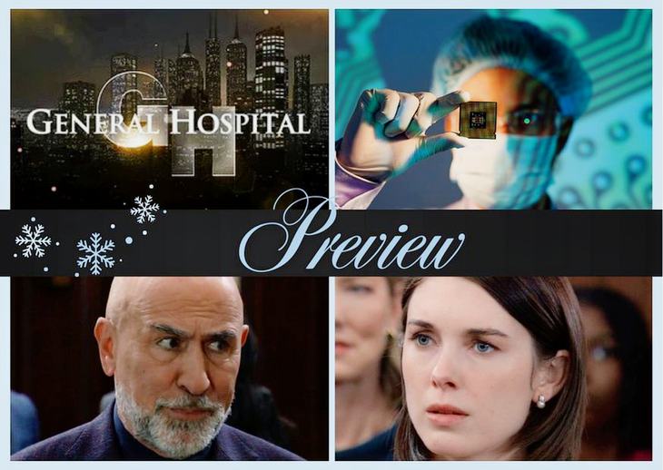 General Hospital Preview Mon, Dec 29: Powerful Intel, Sidwell’s Threat, Willow Overhears