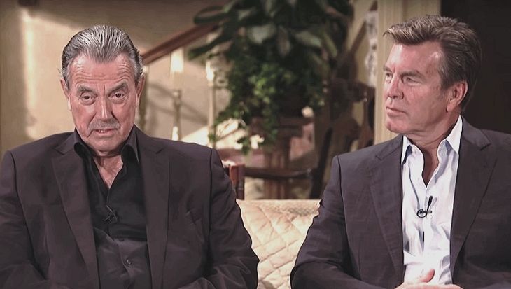 The Young and The Restless: Victor Newman (Eric Braeden) and Jack Abbott (Peter Bergman)