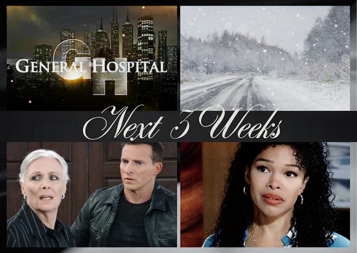 General Hospital Spoilers Next 3 Weeks: PC Blizzard Complicates Lives as Emma Sends an SOS, Tracy Entices Jason & Portia’s Paternity Mess Gets Real!