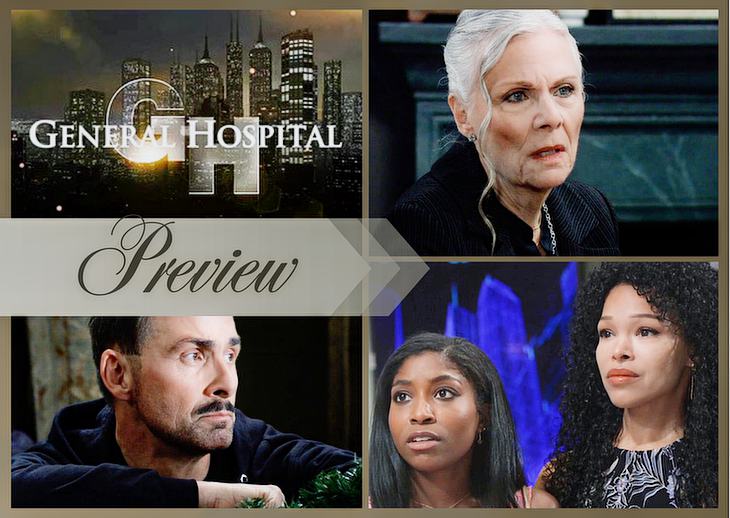 General Hospital Preview Wed, Jan 28: Tracy Busted, Valentin Panics, Portia vs Trina