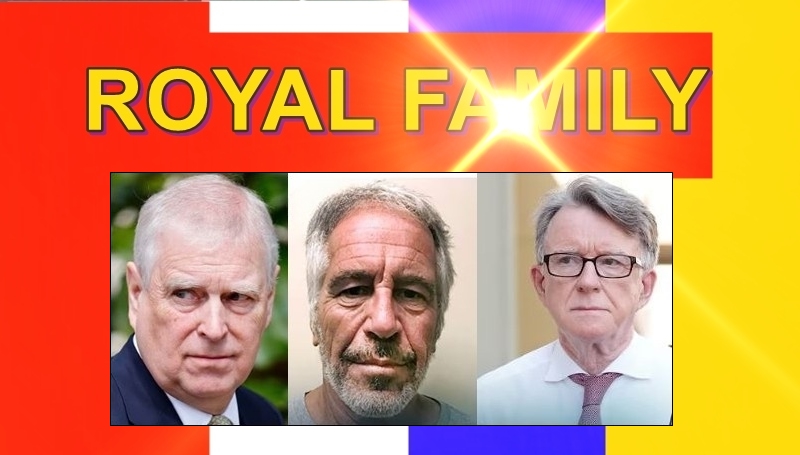 Prince Andrew Jeffrey Epstein, Peter Mandelson bathrobe pic - via Sky, ITV - YouTube