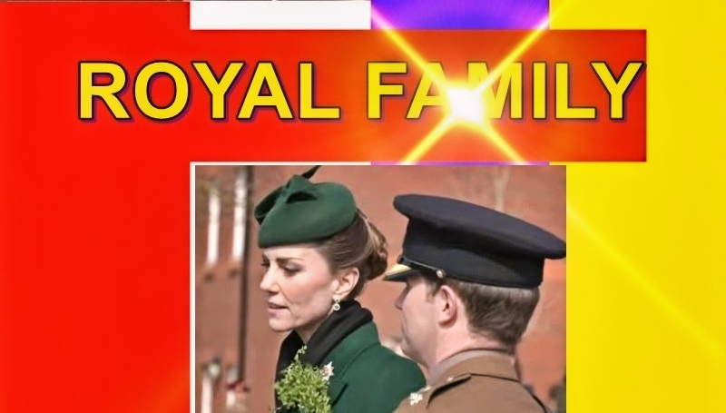 Princess Catherine Presents Shamrocks To The Irish Guard - TRF Channel - YouTube