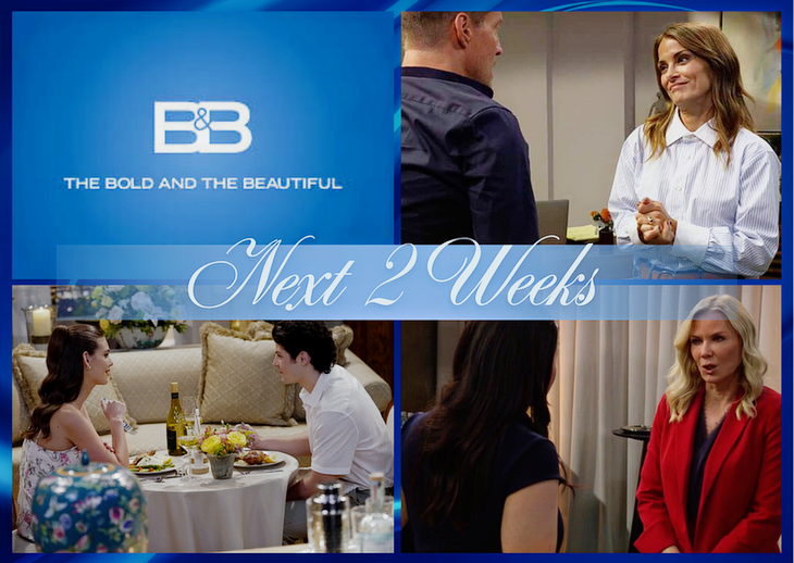 The Bold and the Beautiful Spoilers Next 2 Weeks: Lovers Caught, Fashion Feuds, Dinner Date