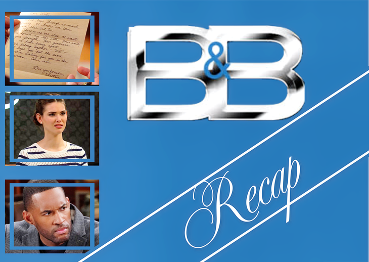 The Bold And The Beautiful' Recap Monday, April 20: Letter Retrieval, No Forgiveness, Carter Panics