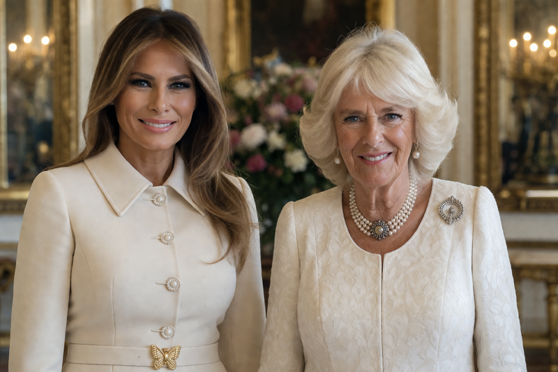 Melania Trump Makes This Huge Mistake Beside Queen Camilla