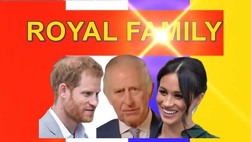 Prince Harry King Charles and Meghan Markle - YouTube Collage